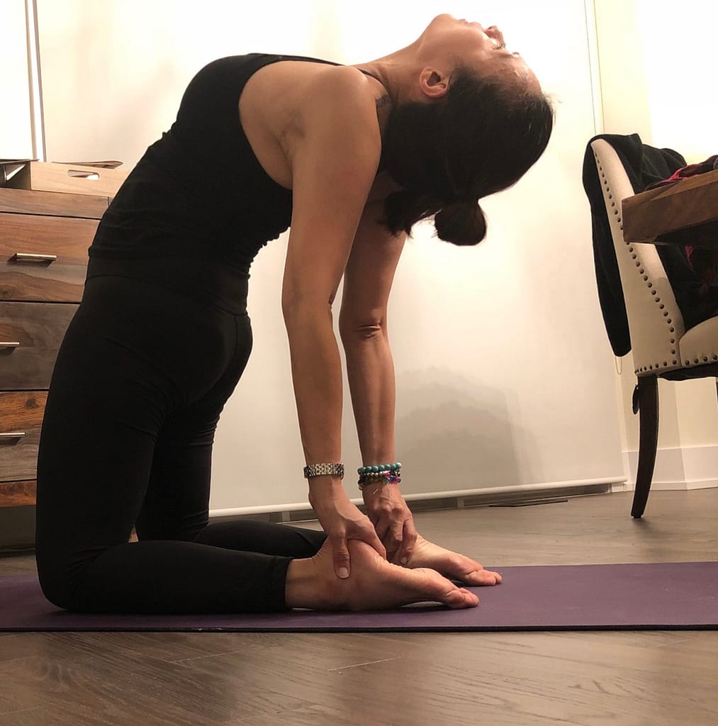 woman yoga pose